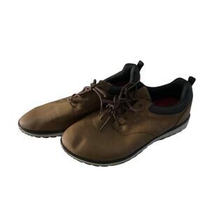 MoonStar Shoes Mens Size 30.0 EEE/US 12 XXX-wide Brown Waterproof Lace Up Wide